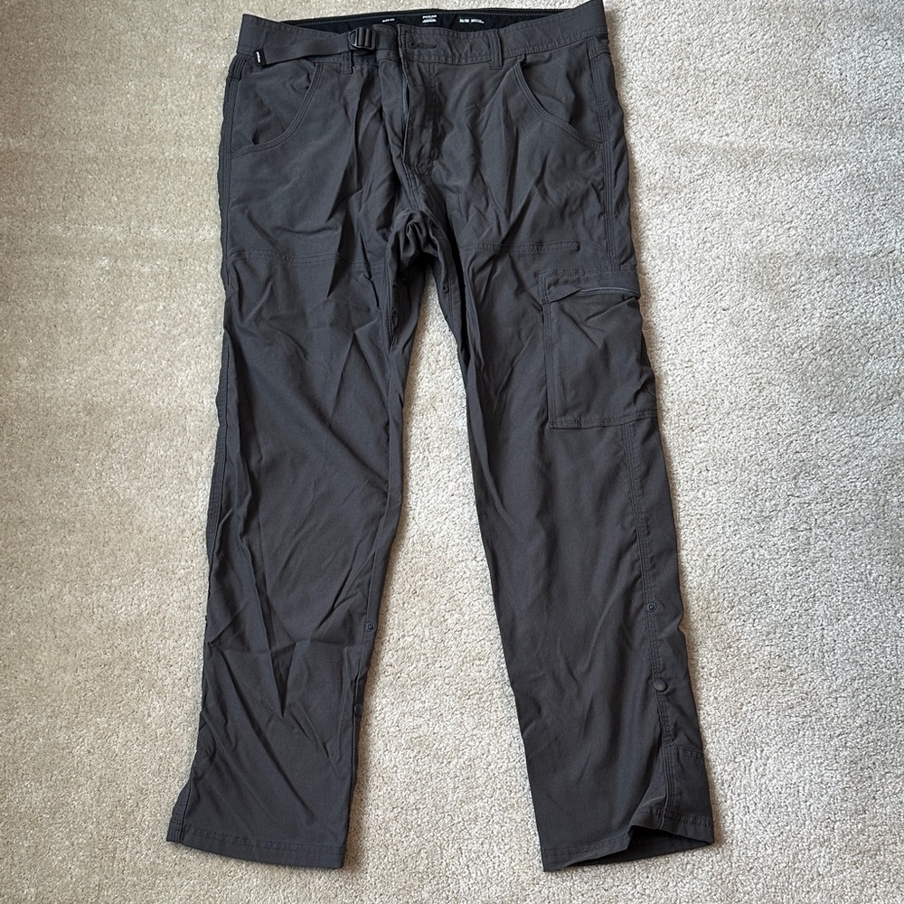 Prana Men's Charcoal Cargo Pants
